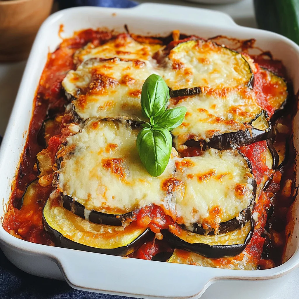 Aubergine-Zucchini-Auflauf