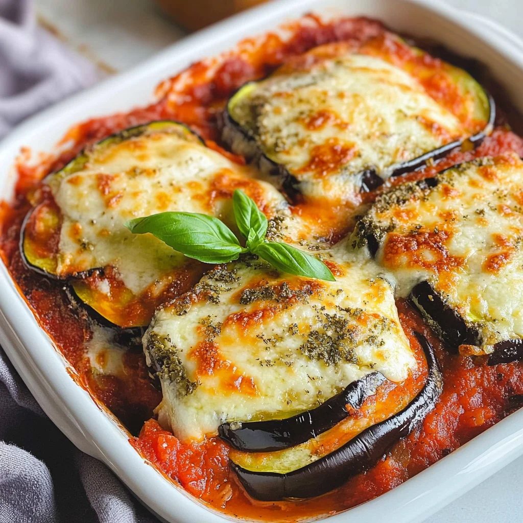 Aubergine-Zucchini-Auflauf