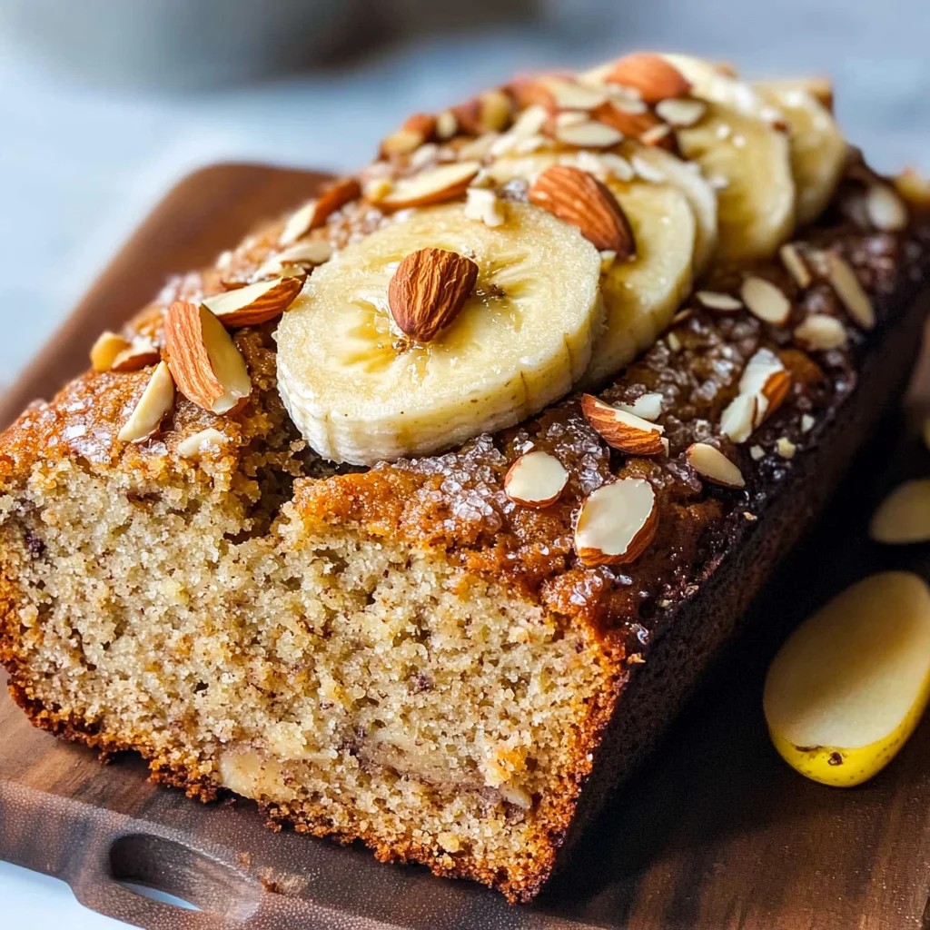 Bananenbrot mit Apfel