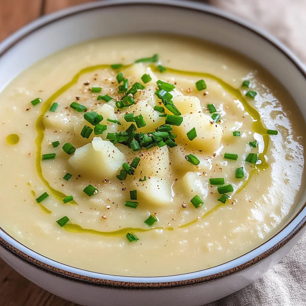 Blumenkohlsuppe - mit Kartoffeln, wie von Oma