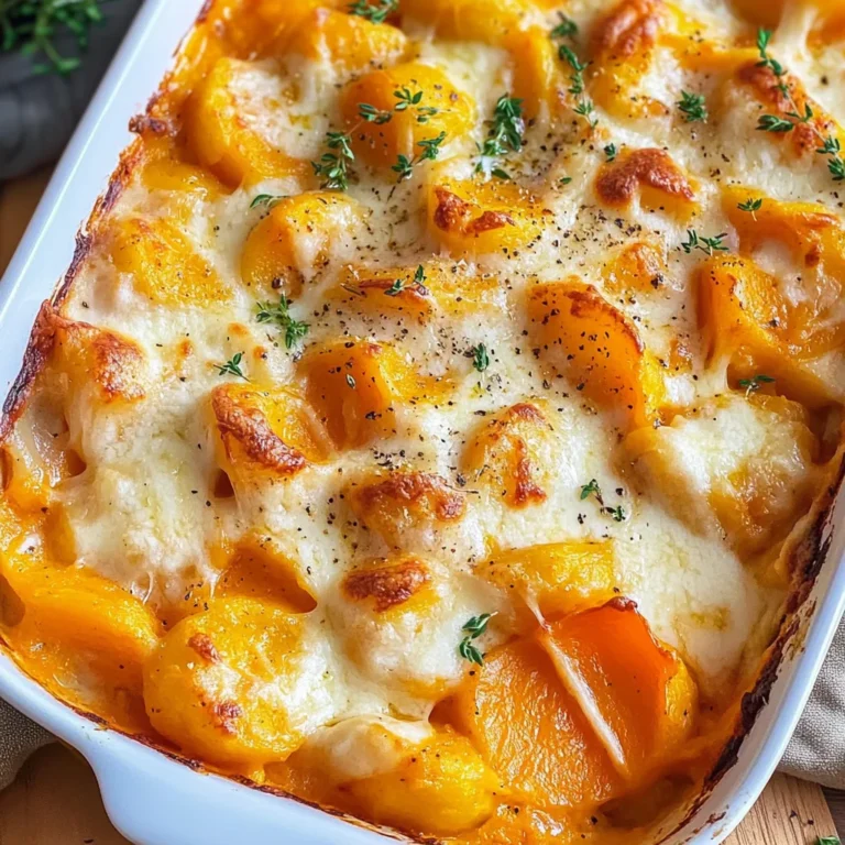 Butternut-Kürbis-Auflauf mit Gnocchi