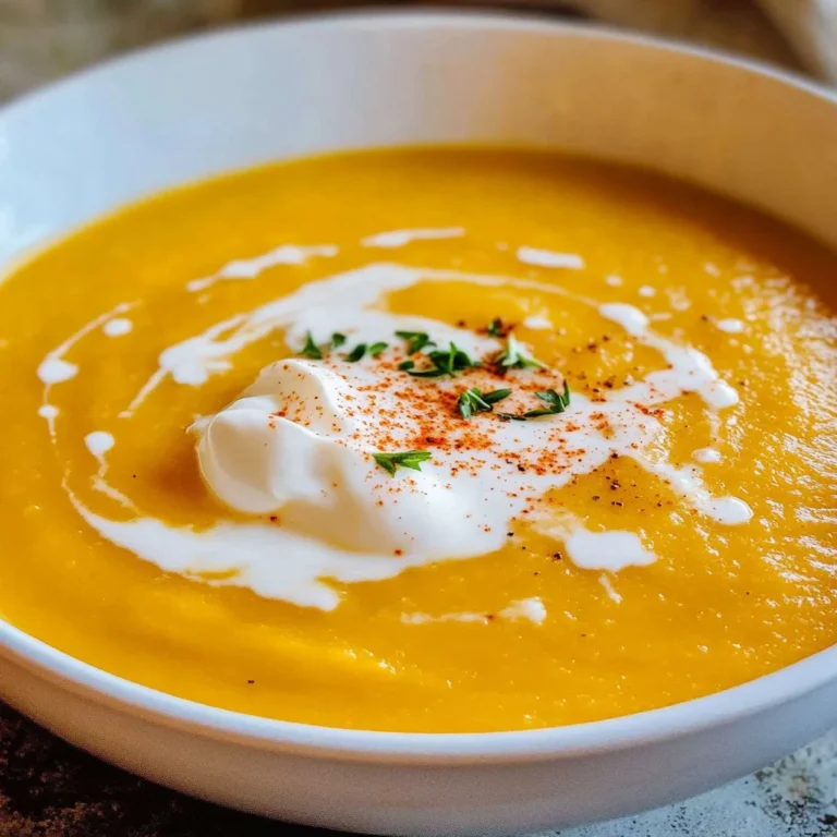Cremige Butternut-Kürbis-Suppe