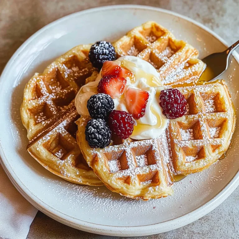 Joghurt-Waffeln - so saftig