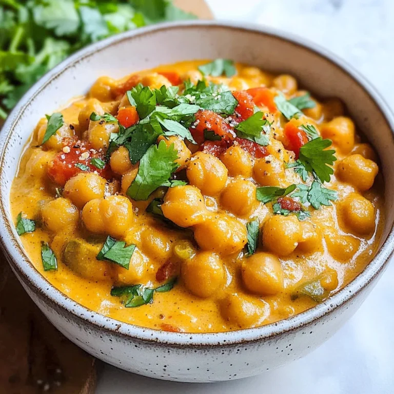 Kichererbsen-Curry mit Kokosmilch