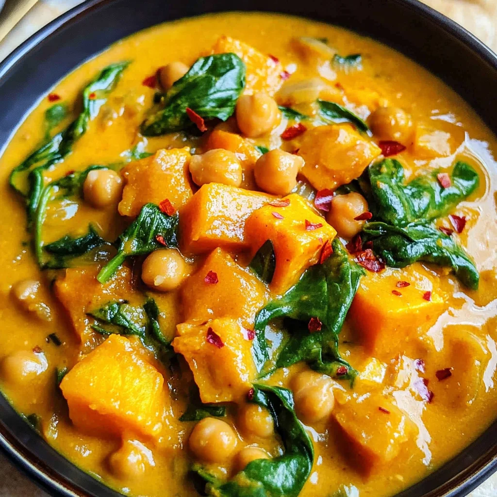 Kürbis-Kichererbsen-Curry
