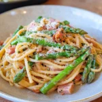Pasta mit grünem Spargel