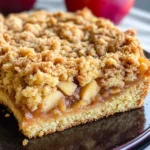 Schneller Apfelkuchen mit Streusel & Apfelmus – so saftig!