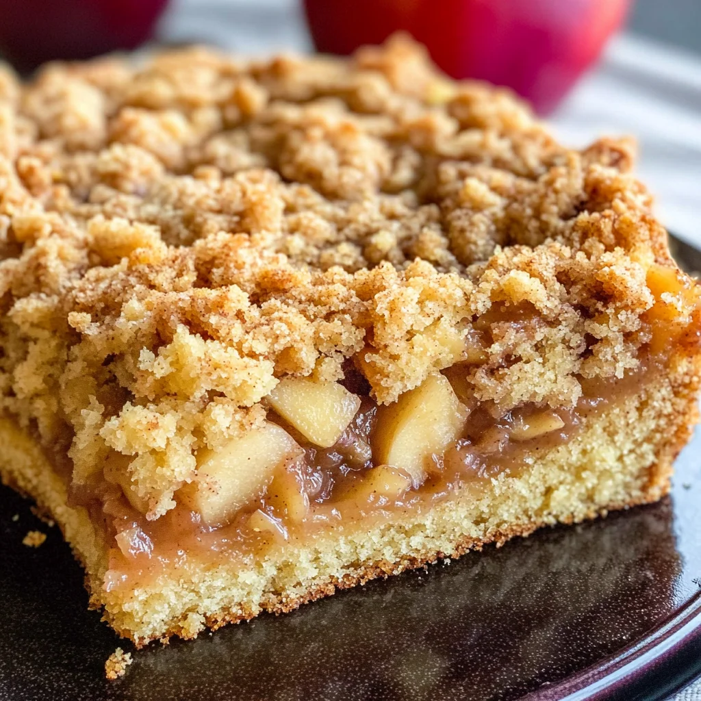 Schneller Apfelkuchen mit Streusel & Apfelmus – so saftig!