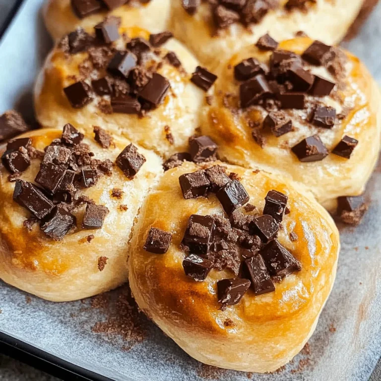 Schokobrötchen ohne Hefe selber machen