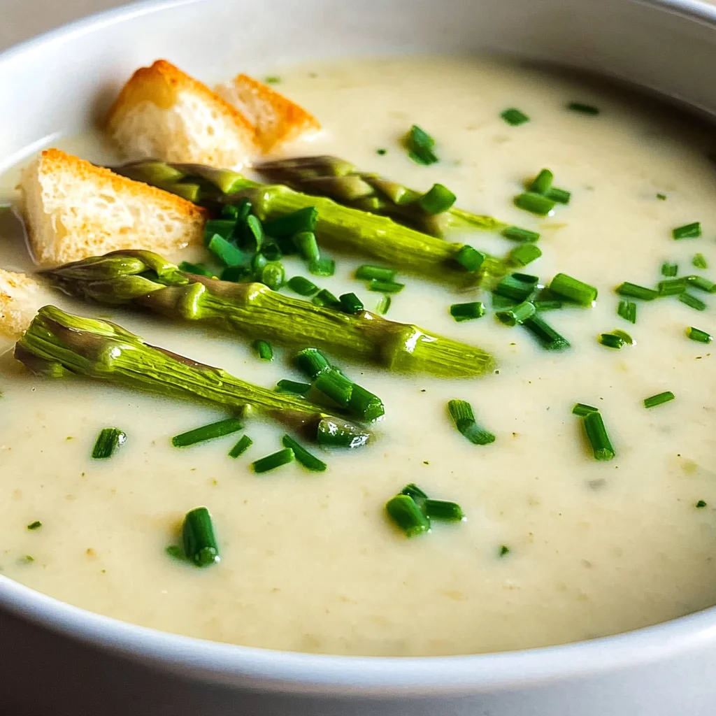 Spargelcremesuppe