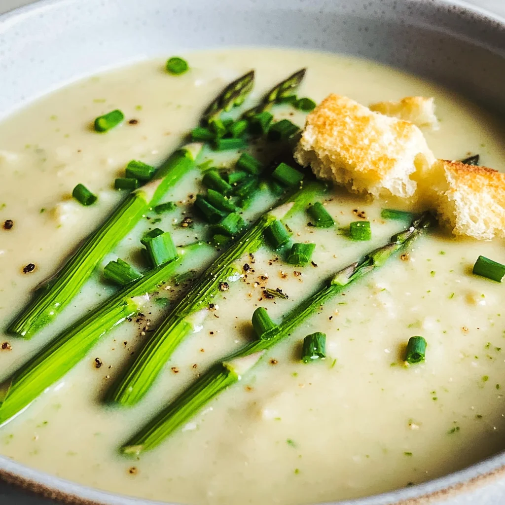 Spargelcremesuppe
