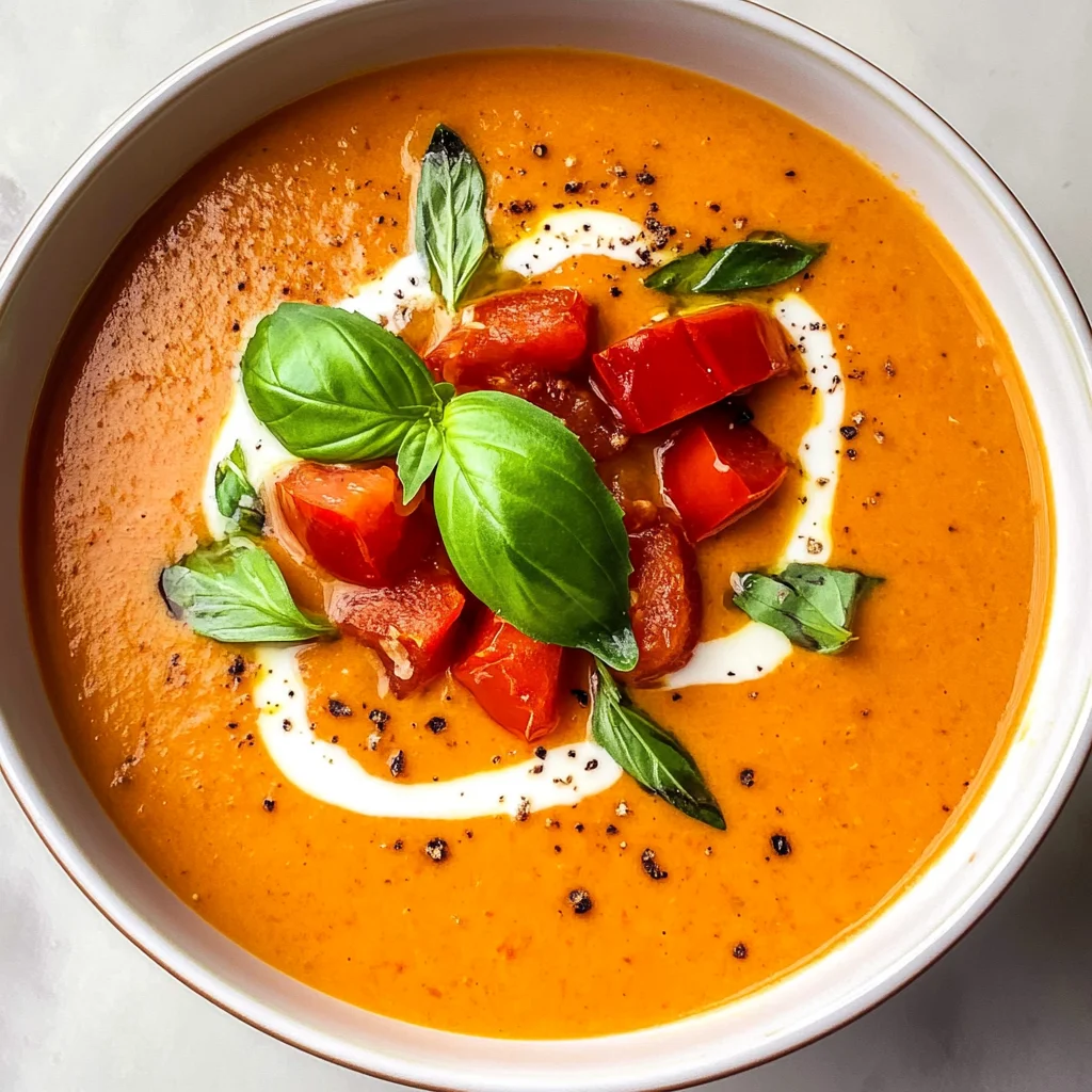 Tomaten-Paprika-Suppe