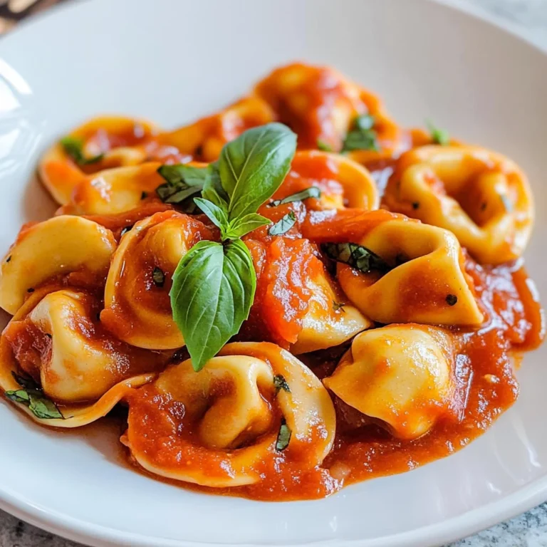 Tortellini mit Tomatensoße
