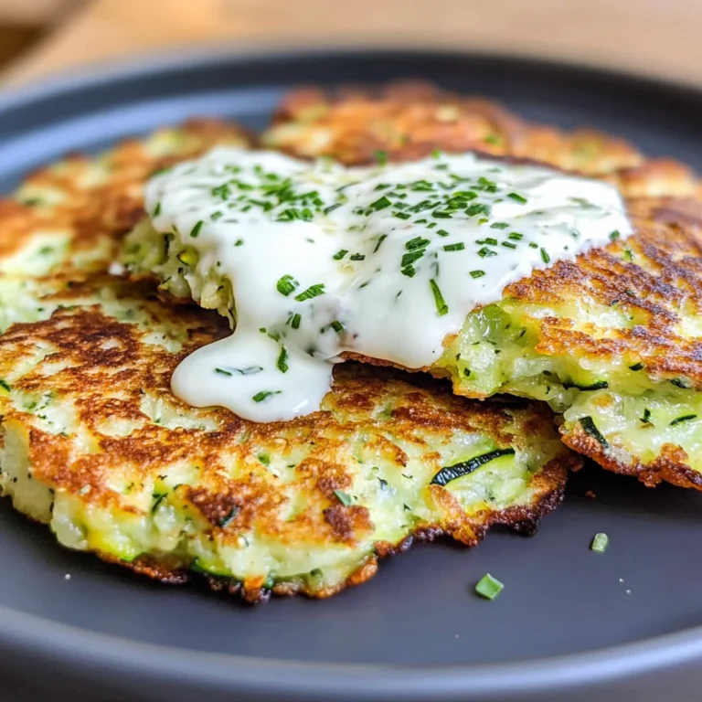 Zucchini Puffer – einfach & schnell