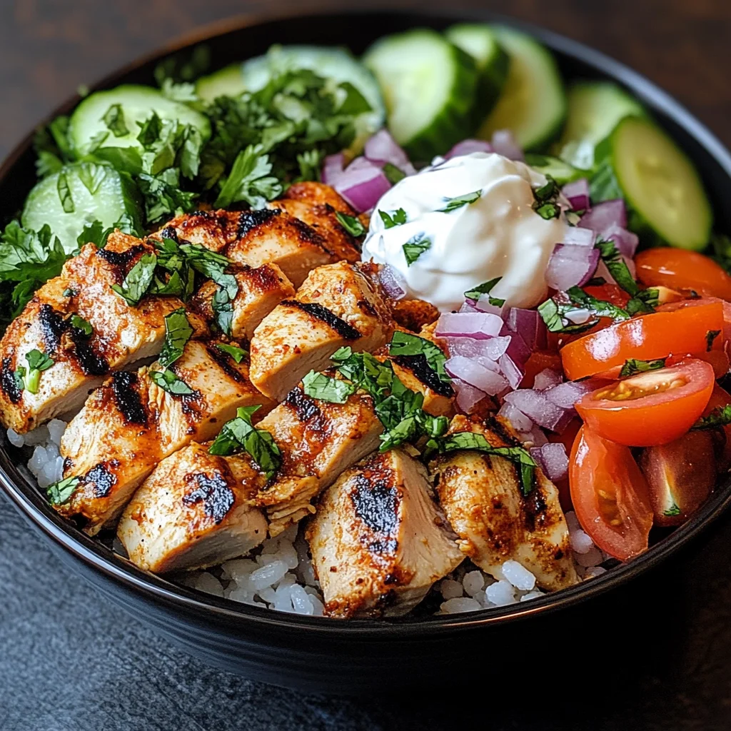 Döner-Bowl mit Hähnchen