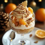 Eierlikör-Mousse mit Spekulatius-Creme und Mandarinen