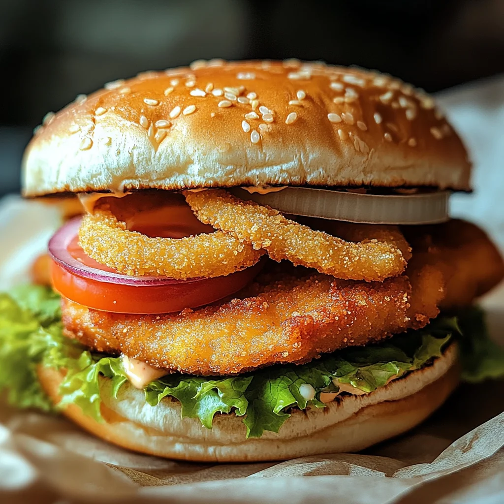 Fischstäbchen-Burger