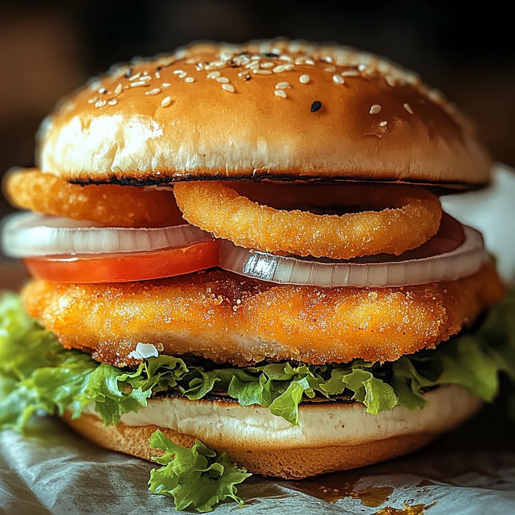 Fischstäbchen-Burger