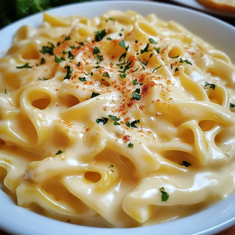 Nudeln in Käse-Sahne-Soße