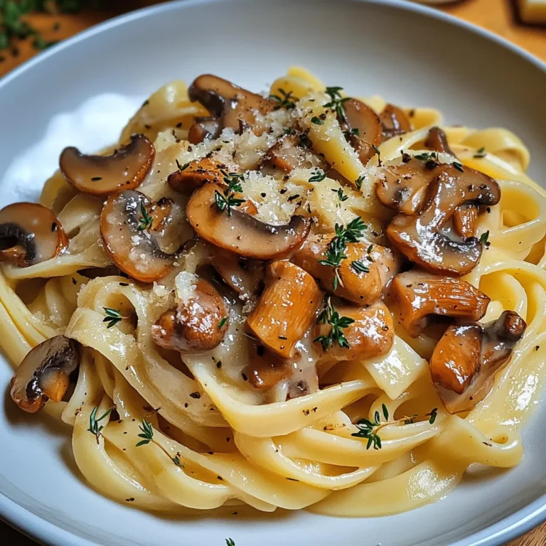 Nudeln mit Pfifferlingssauce