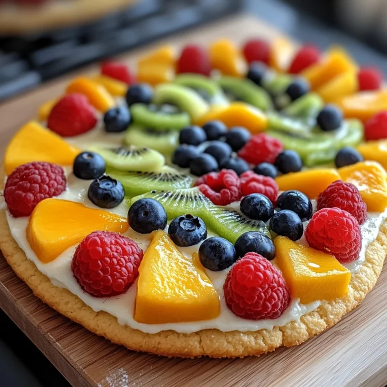 Oster-Ei-Fruchtpizzen