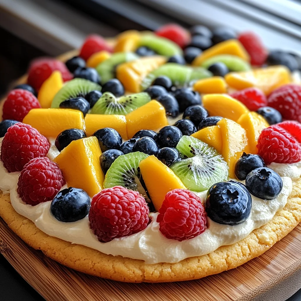 Oster-Ei-Fruchtpizzen