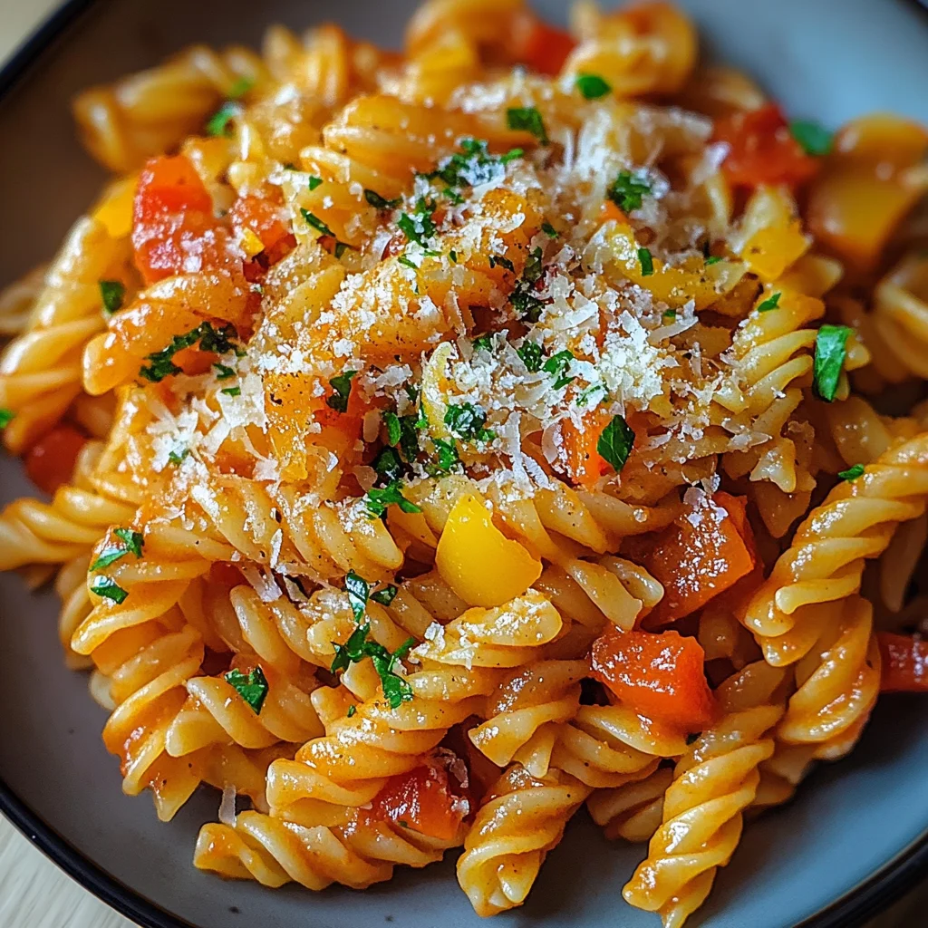 Paprika Pasta Rezept