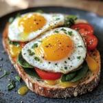 Powerschnitte mit Spiegelei