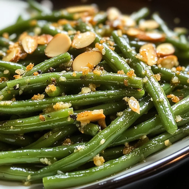 Sautierte Knoblauch-Grüne Bohnen
