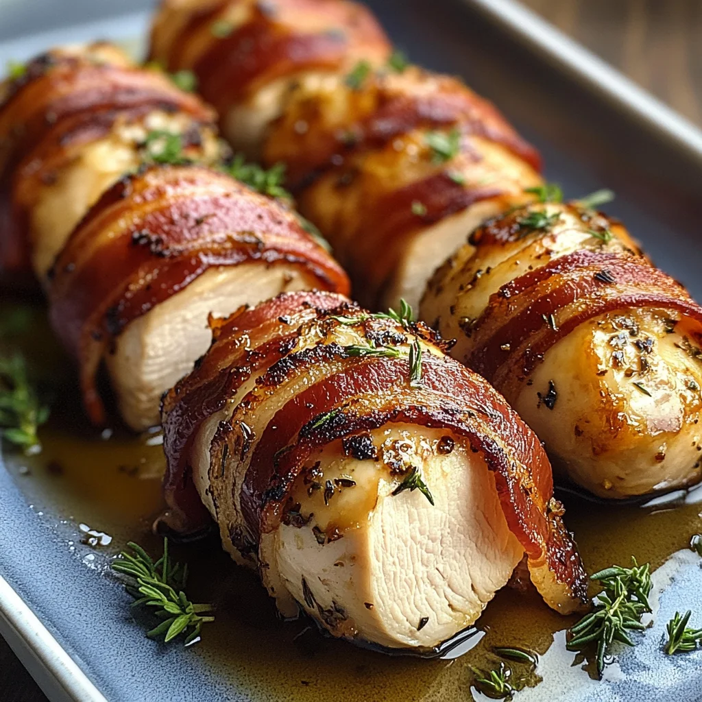 Hähnchenbrust im Speckmantel