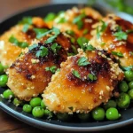 Knuspriges Erbsenhuhn