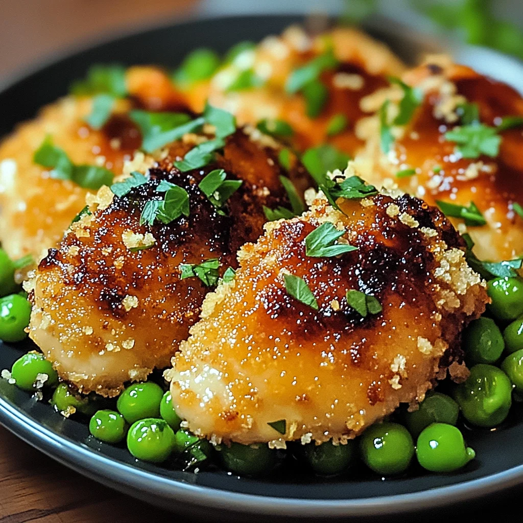 Knuspriges Erbsenhuhn