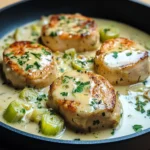 Putenmedaillons in Lauch-Sahne-Sauce