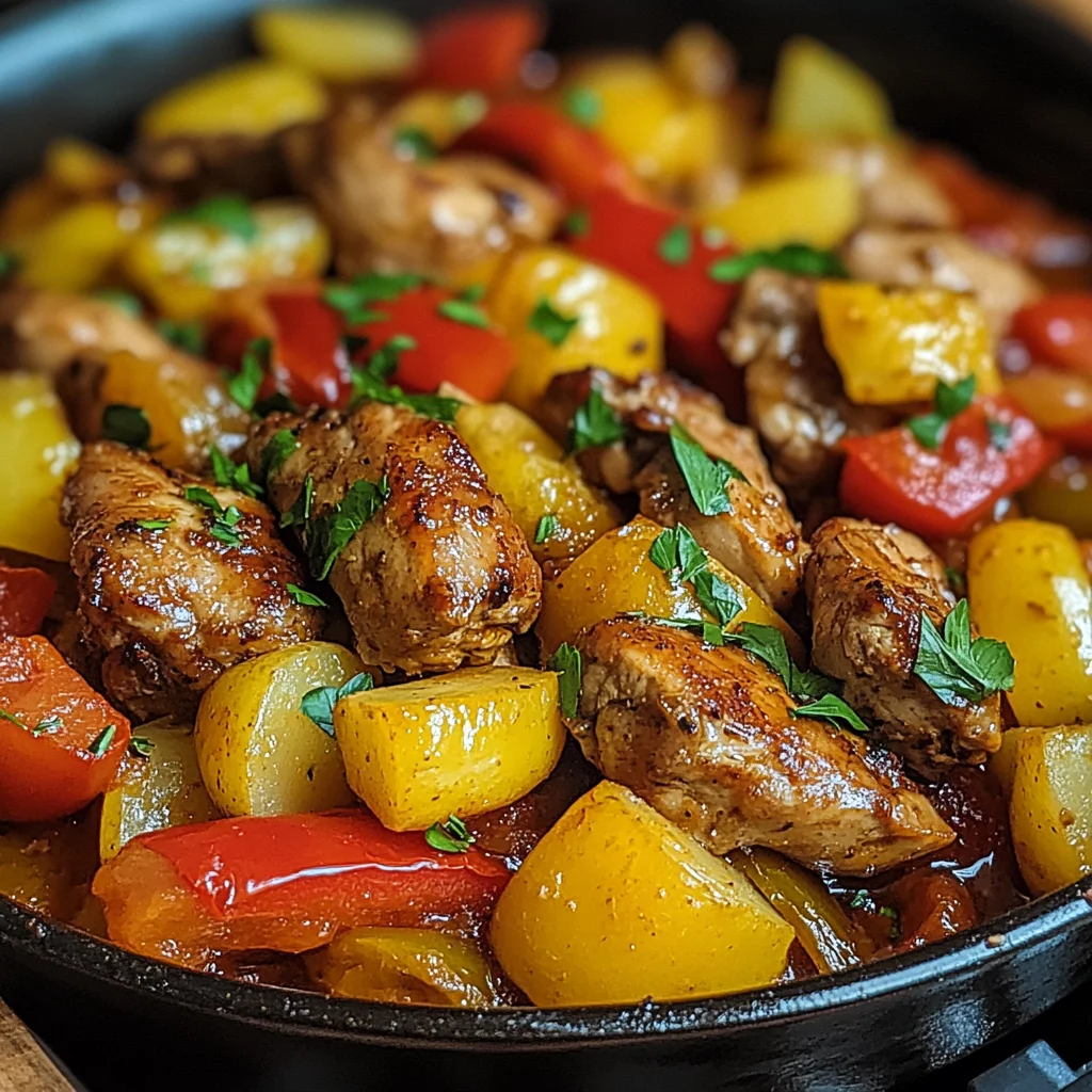 Schaschlik-Topf aus dem Ofen