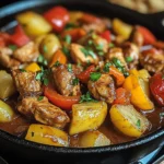 Schaschlik-Topf aus dem Ofen