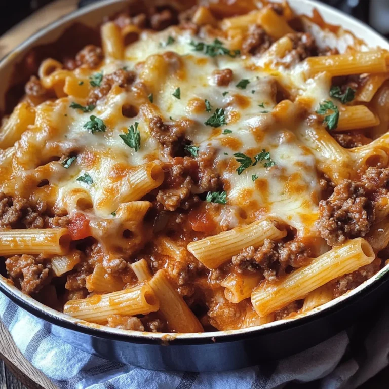 Schneller Nudelauflauf mit Hack