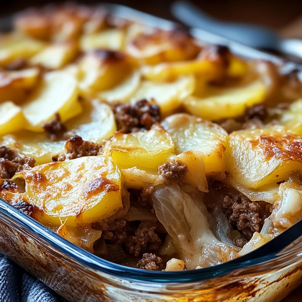 Spitzkohl-Hackfleisch-Auflauf