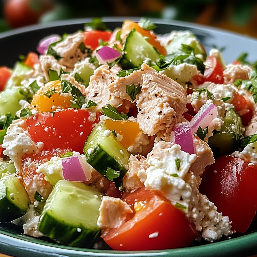 Thunfisch-Hüttenkäse-Salat