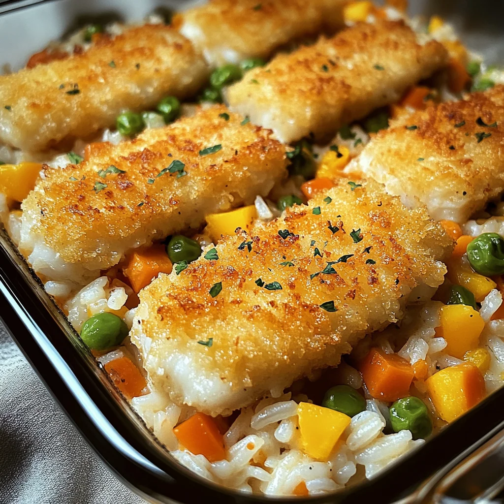 Fischstäbchen-Auflauf