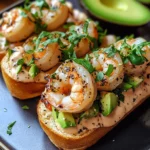 Gegrillte Shrimp-Rollen auf Brioche-Brötchen