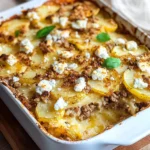 Kartoffel-Hackfleisch-Auflauf mit Feta