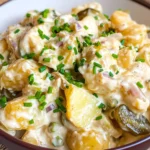Kartoffelsalat mit Mayo & Brühe