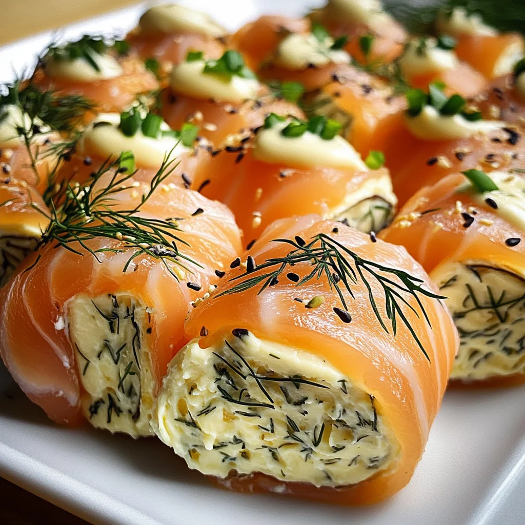Lachs-Frischkäse-Röllchen