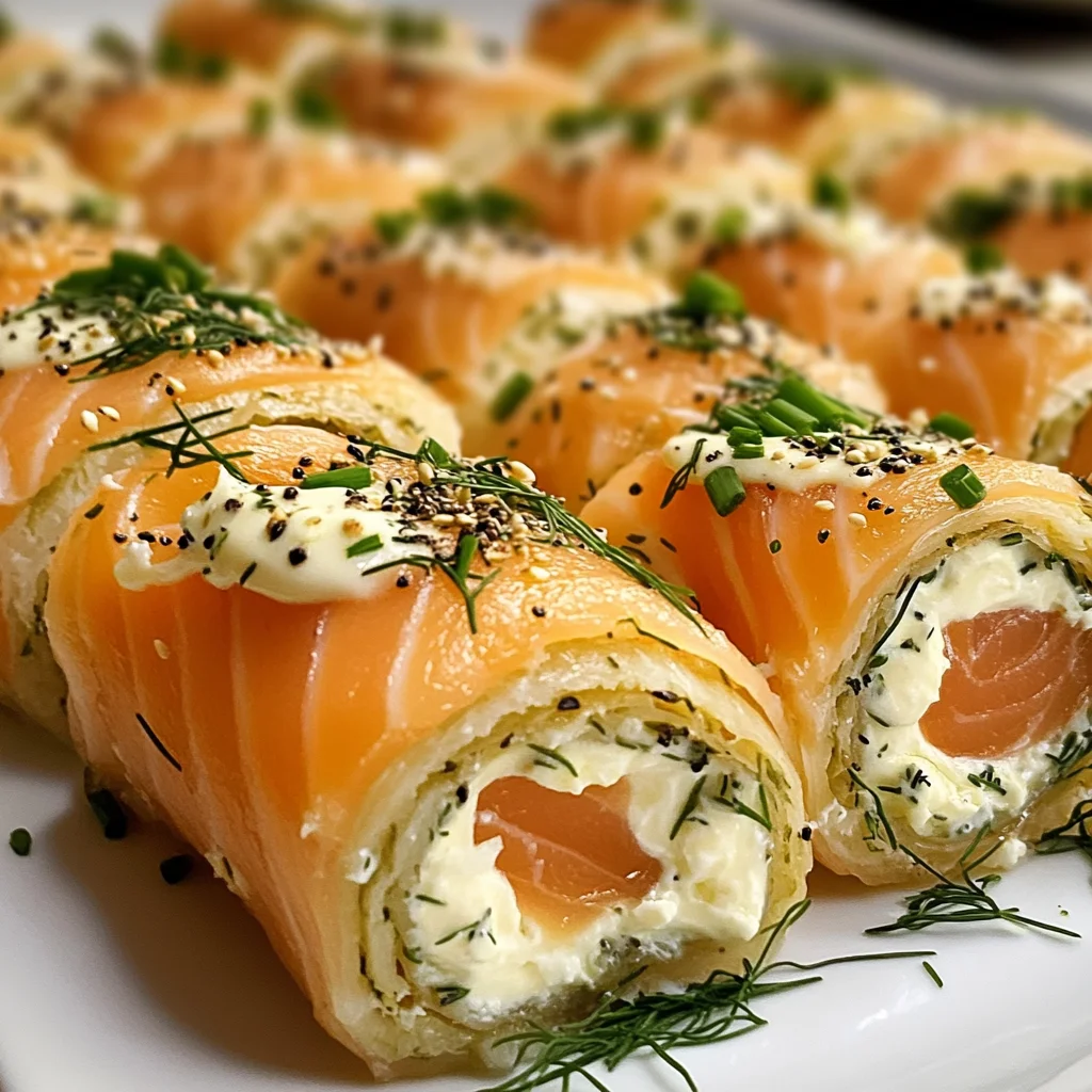 Lachs-Frischkäse-Röllchen