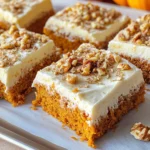 Saftiger Kürbiskuchen vom Blech mit Frischkäse