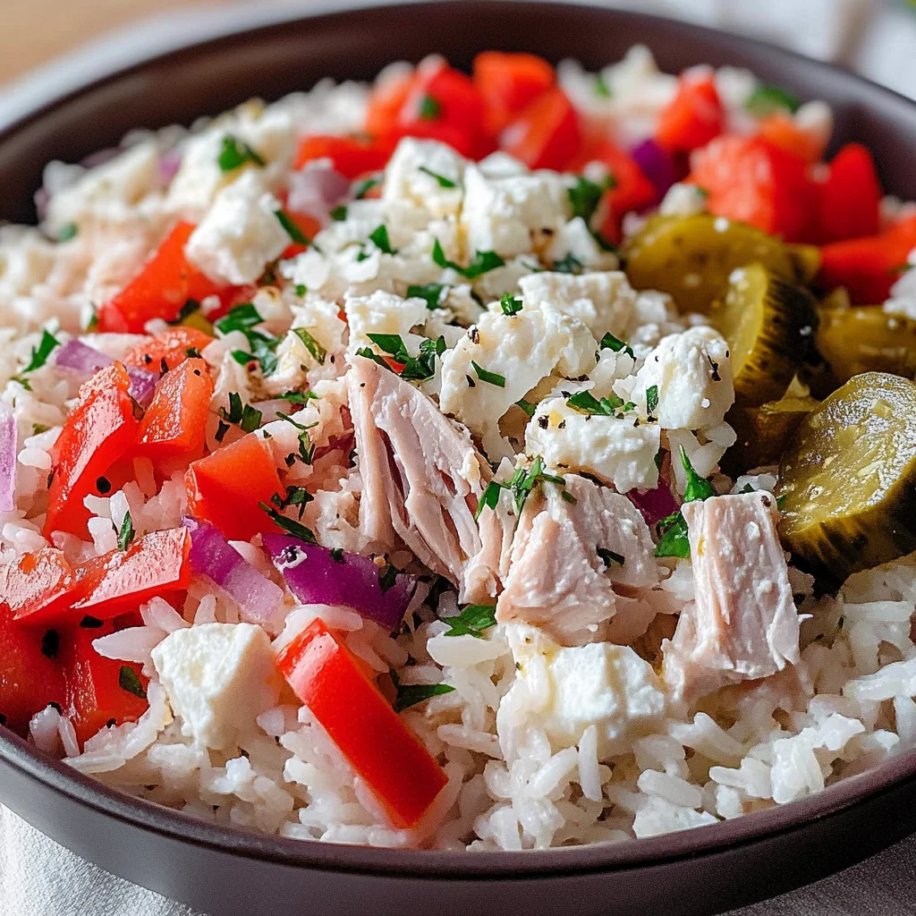 Schneller Reissalat mit Thunfisch & Paprika