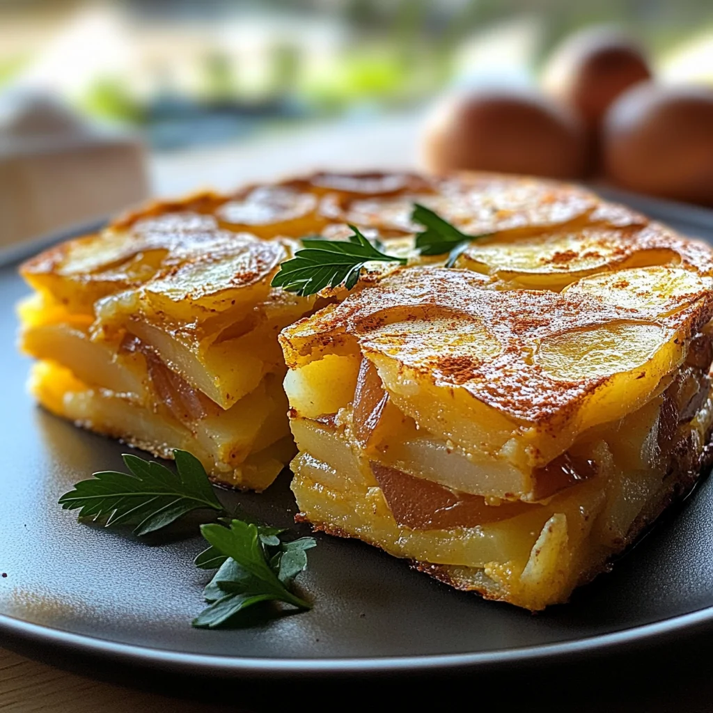 Spanische Tortilla als Fingerfood
