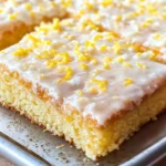 Zitronenkuchen vom Blech - saftig & einfach